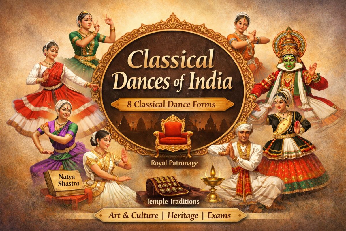 Image of Main Classical Dances in India: List of 8 Classical Dance Forms with Origin, History and Key Features