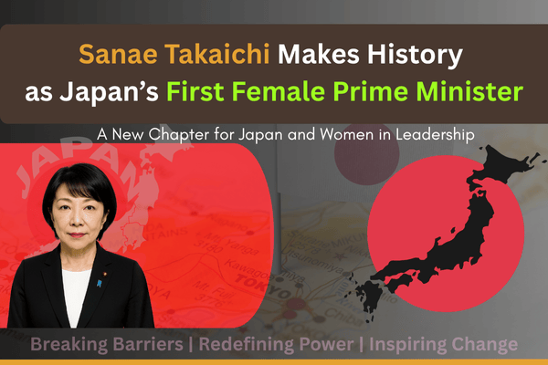 Image of Sanae Takaichi Becomes Japan’s First Female Prime Minister: A Historic Shift in Tokyo