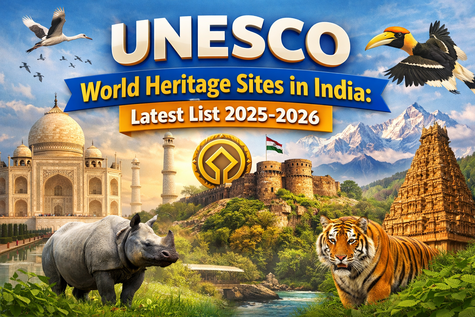 Image of UNESCO World Heritage Sites in India Latest List and UPSC Notes 2025-2026